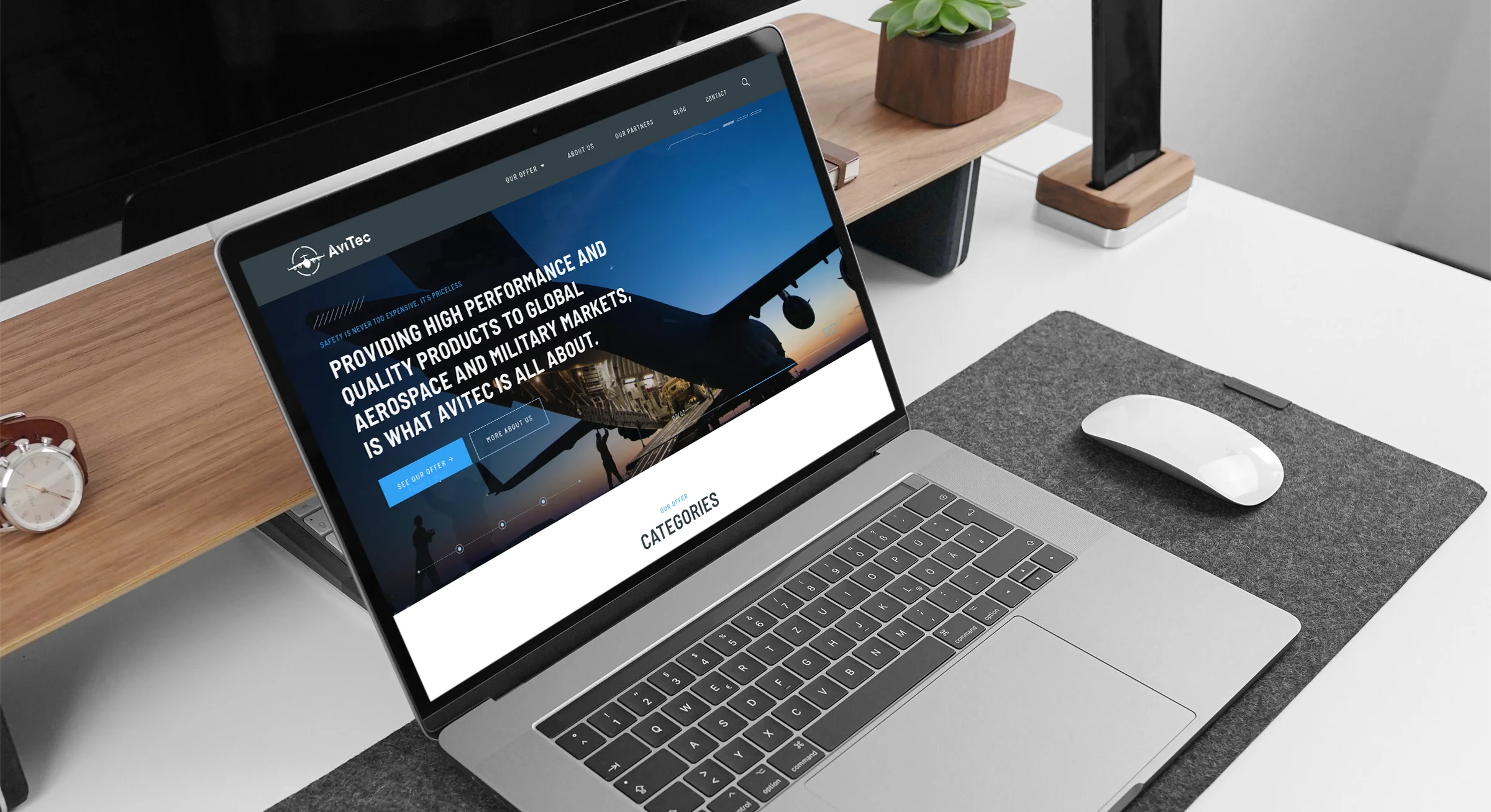 Strona www dla branży wojskowej