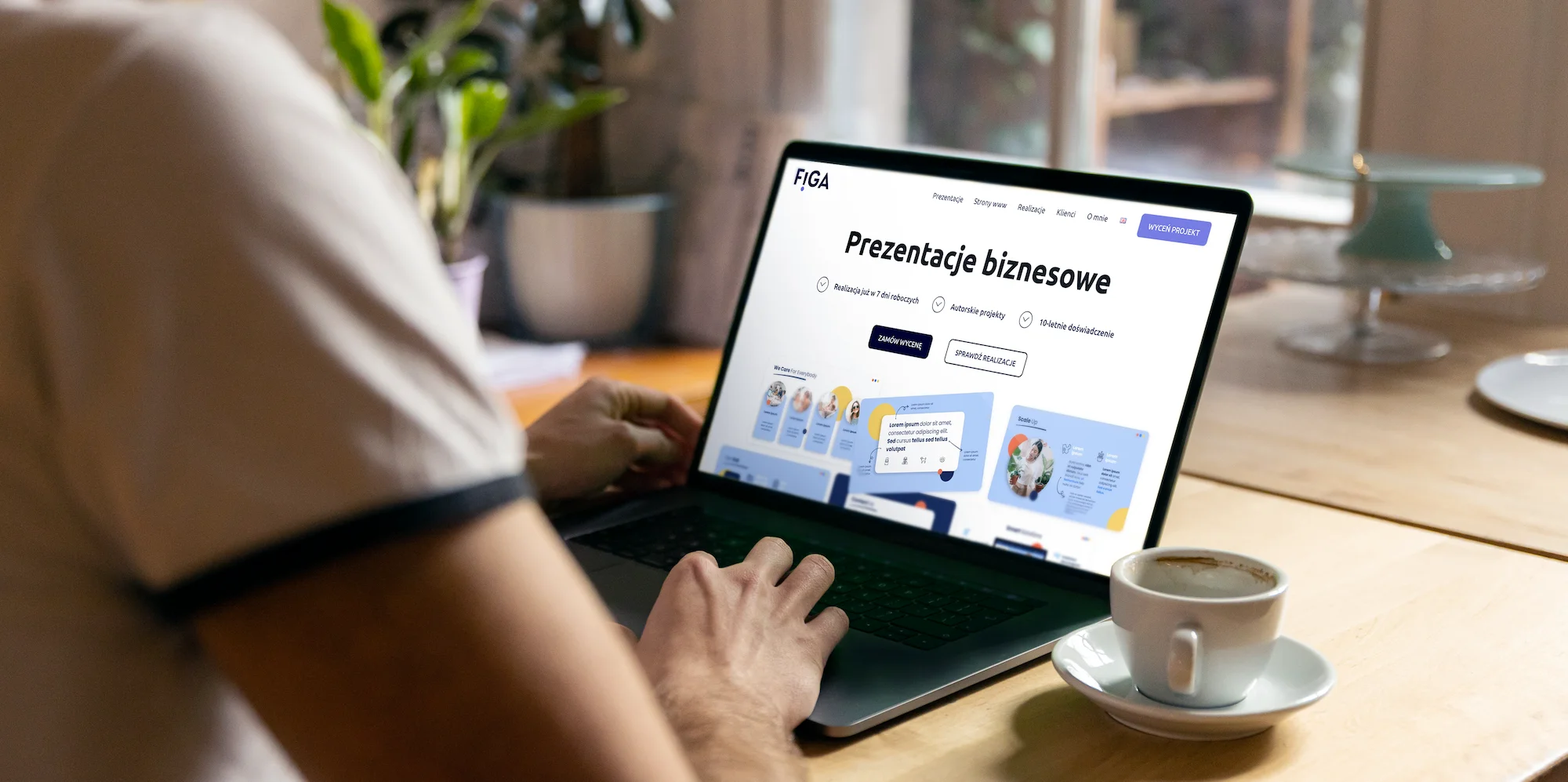 Strona www dla grafika