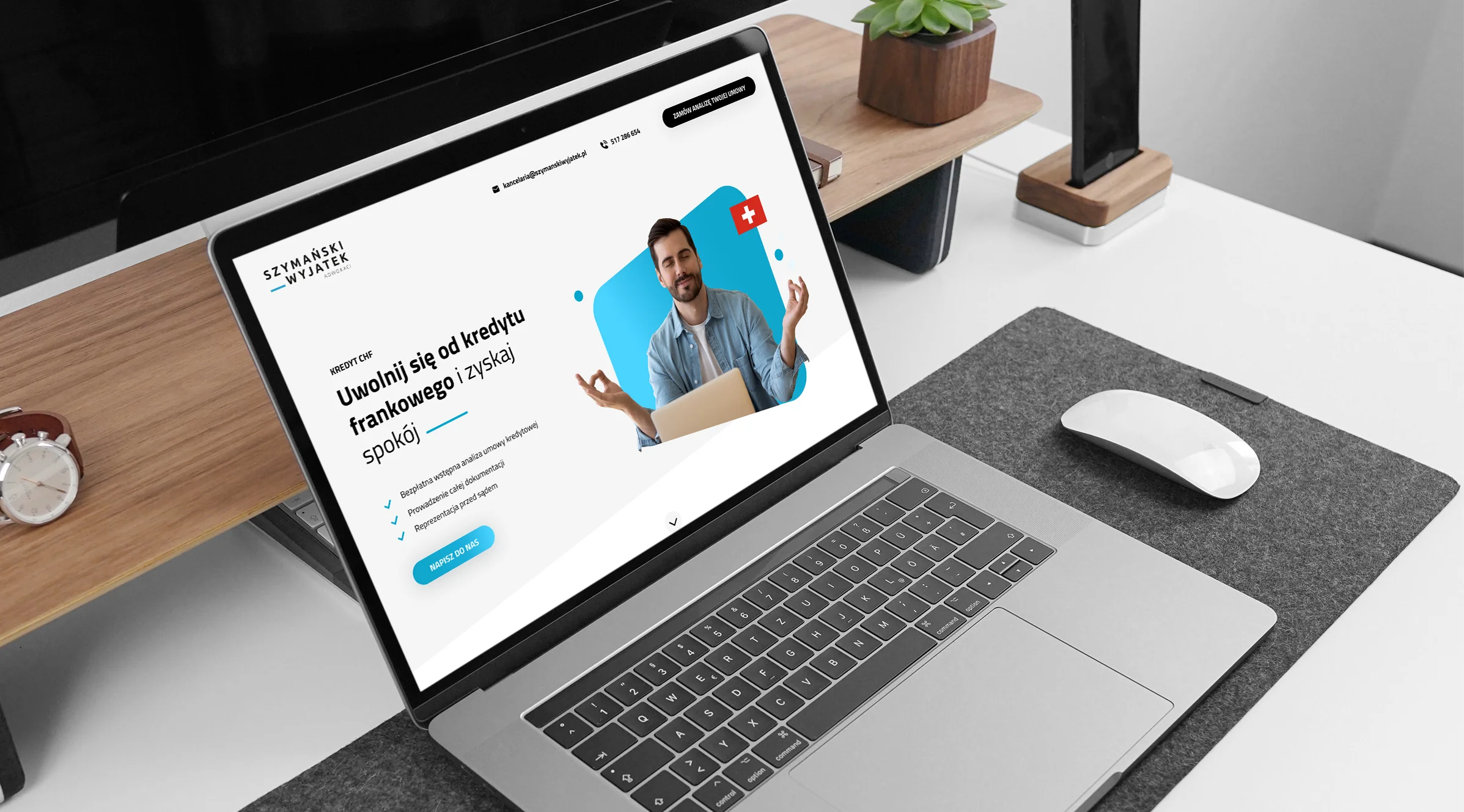 Landing page - kredyty frankowe