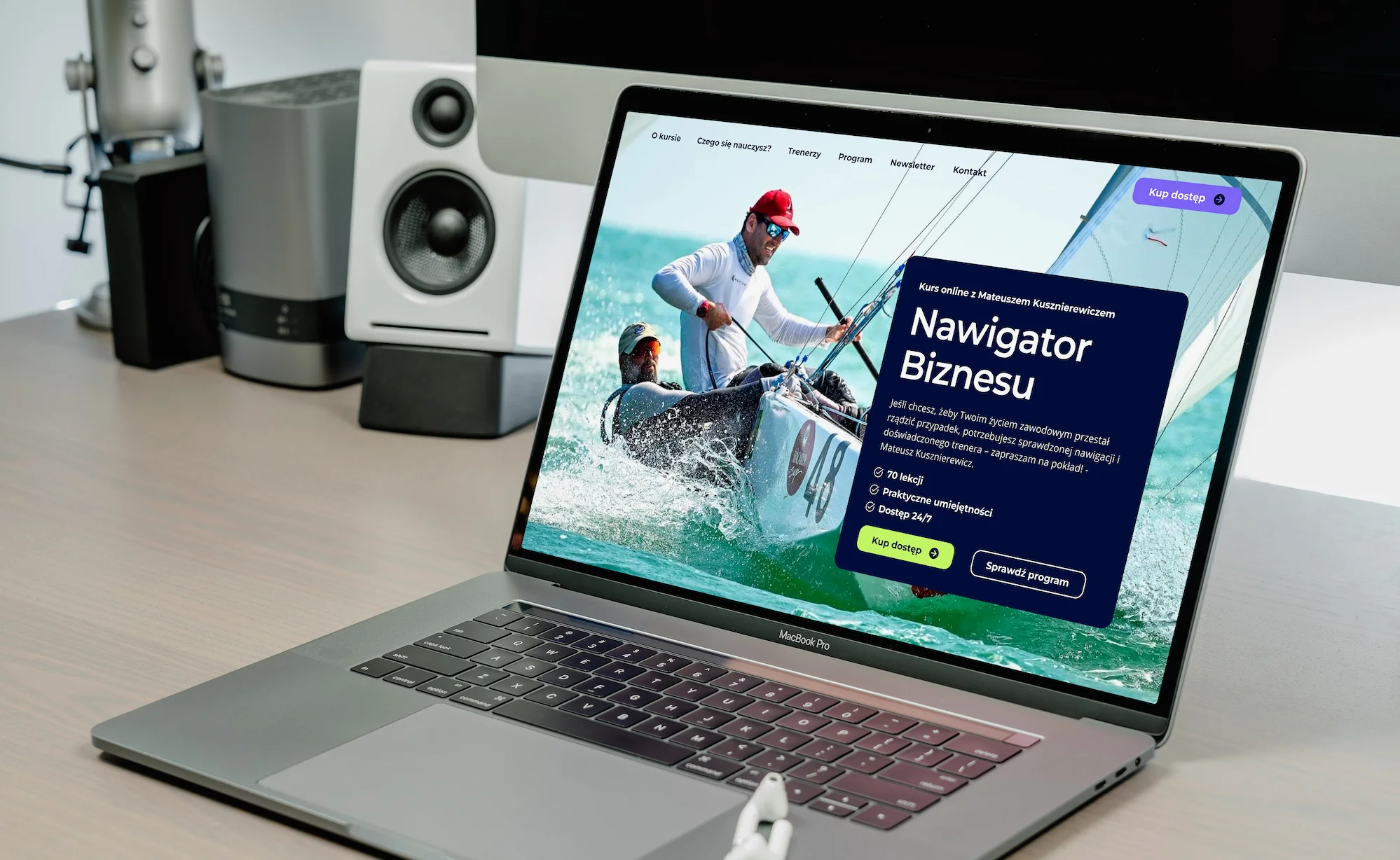 Kurs online - projekt i wdrożenie strony na Wordpress