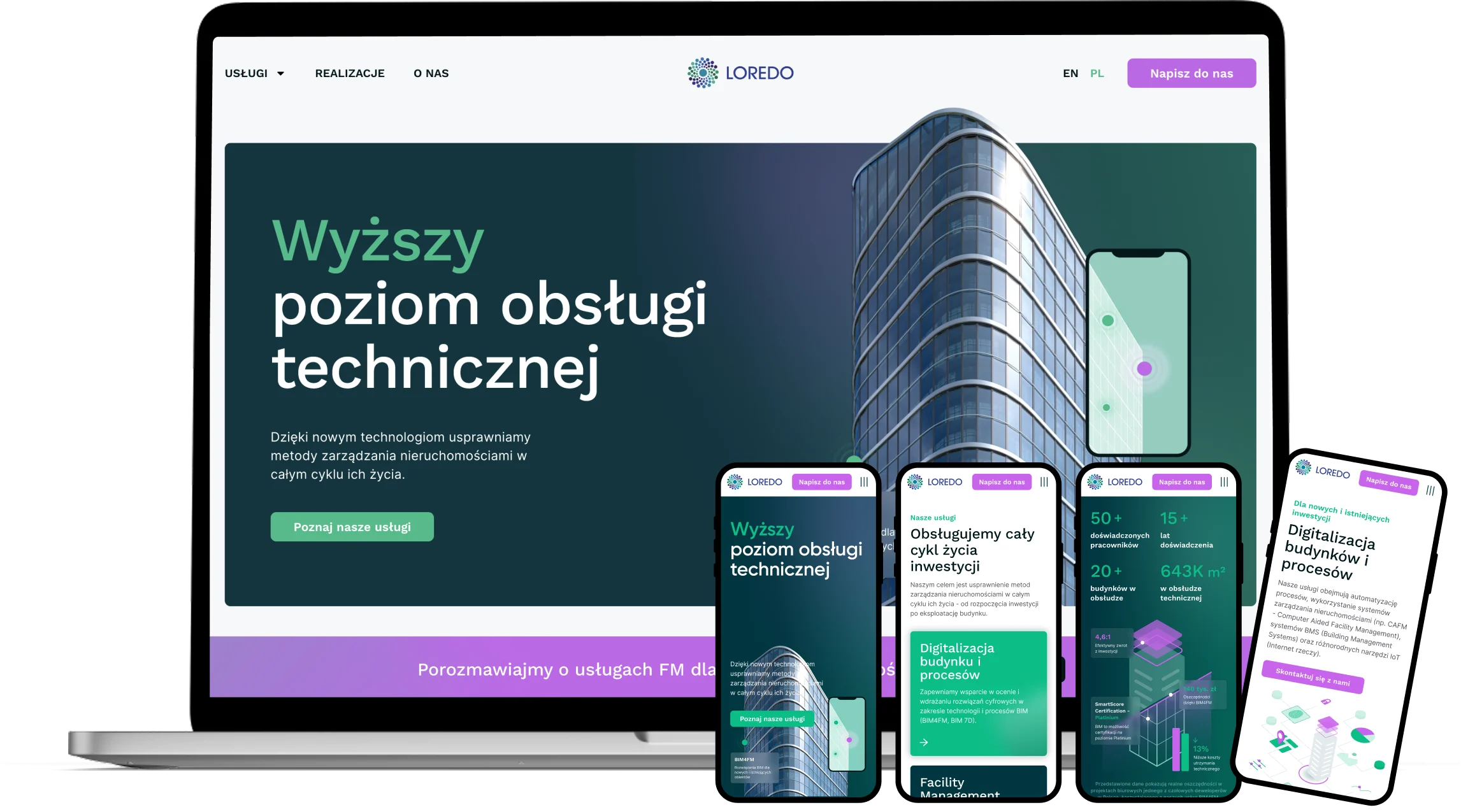 Strona dla firmy facility management