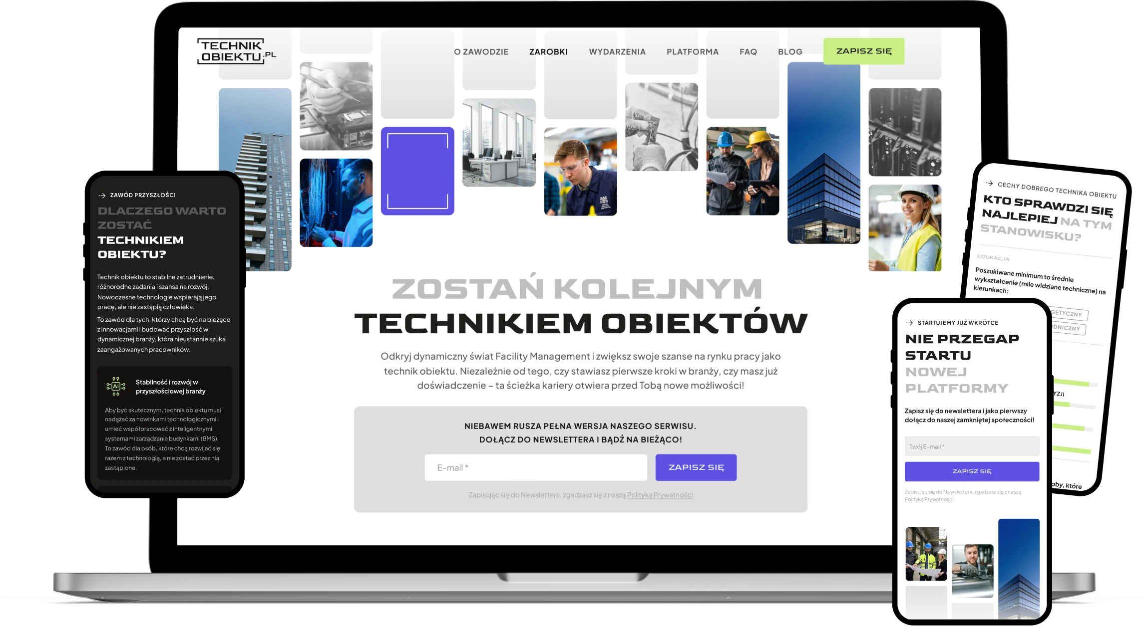 Strona dla studentów z branży facility management